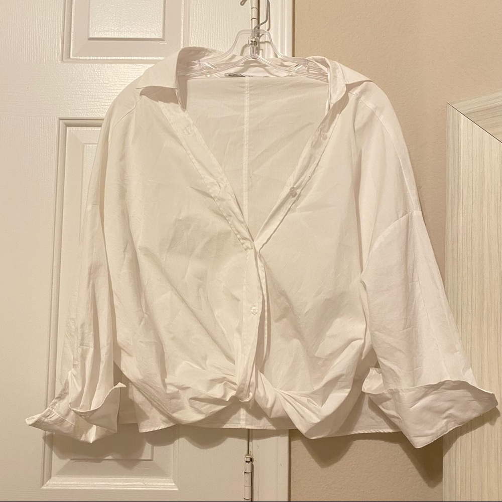 Zara white shirt